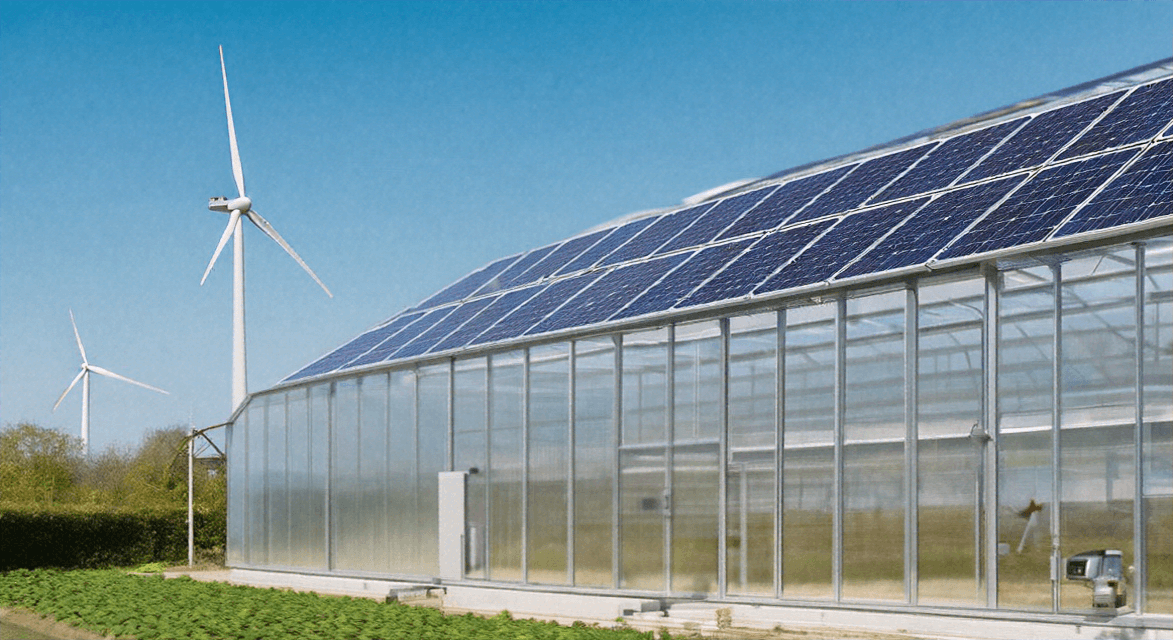 Sustainable Greenhouse Energy: Solar-Wind Systems